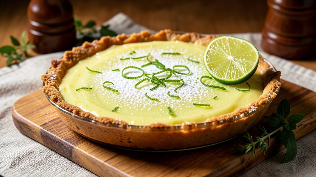 4 Ingredient Key Lime Pie Recipe: Bright Citrus Burst in 20 Minutes