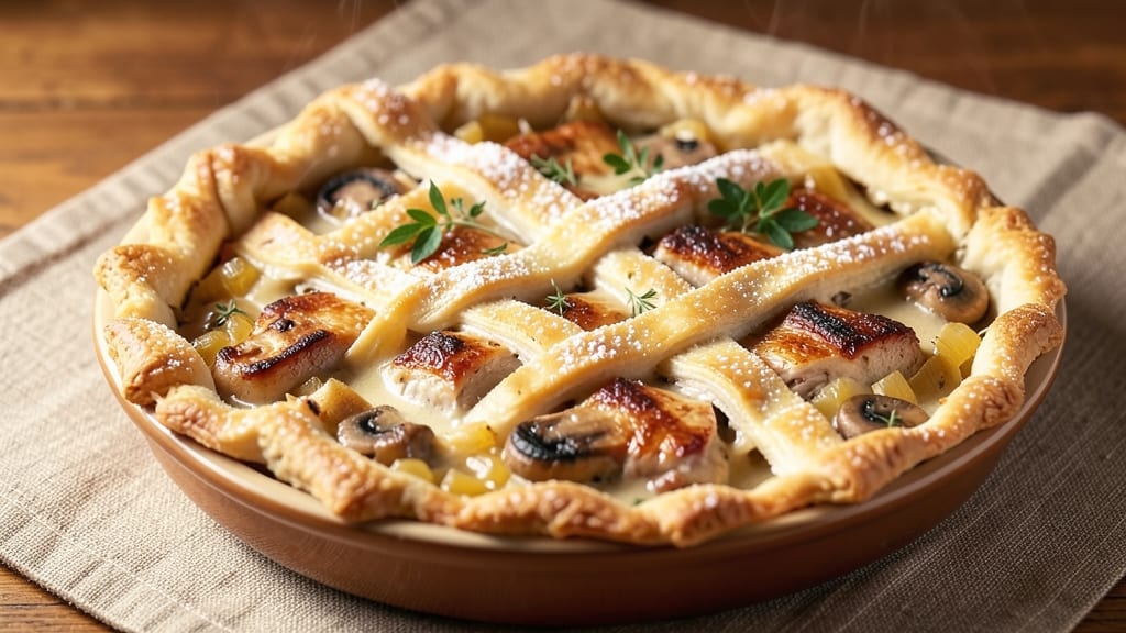 5-Star Turkey Pot Pie Recipe: Velvety Gravy and Flaky Lattice Crust in One Dish