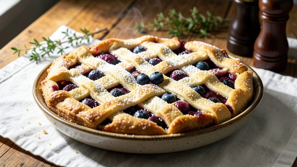 American Blueberry Pie Recipe: Foolproof Double-Crust With Bursting Berries