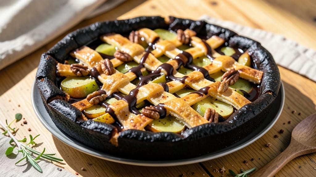 Apple Pie Black Recipe: Deep Chocolate Apple Swirl Surprise
