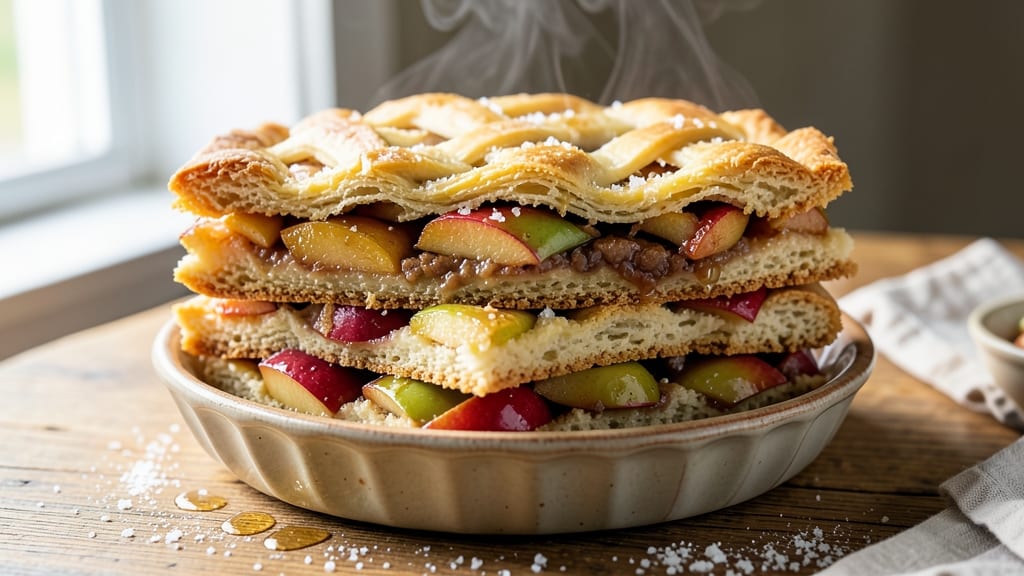 Stacked Apple Pies Recipe: Triple-Layered Crunch and Spiced Filling Magic