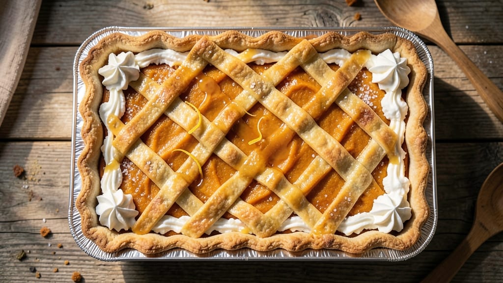 9x13 Pumpkin Pie Recipe: Spiced Filling with Foil-Sealed Perfect Crust