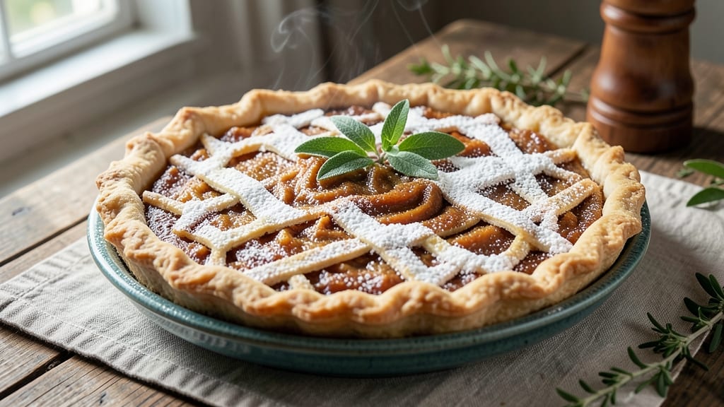 1700s Pumpkin Pie Recipe: Colonial Spice Blend and Foil-Sealed Crust