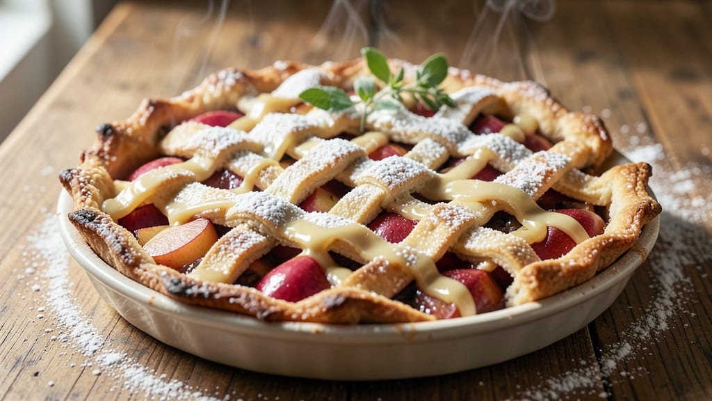 Red Apple Pie Recipe From Scratch: Crisp Lattice Top and Spiced Filling Harmony