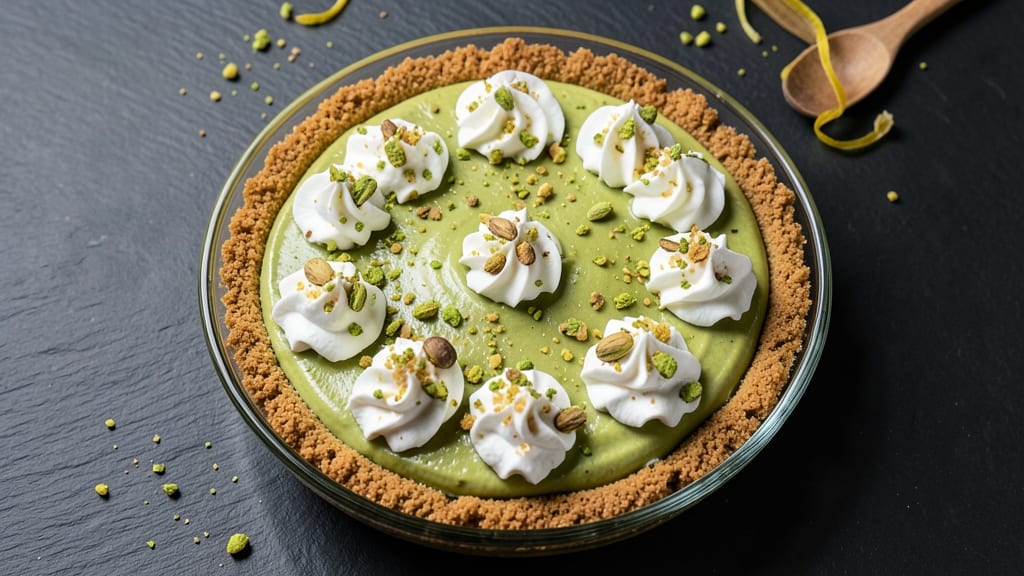 Pistachio No-Bake Pie Recipe: Crunchy Nutty Layers With Creamy Whipped Topping