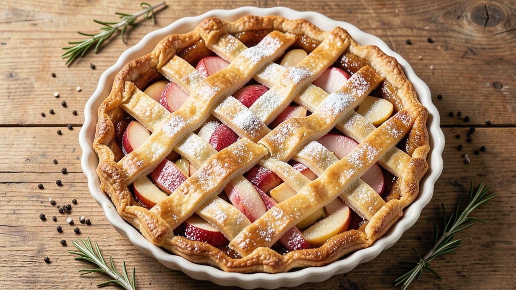 4 Apple Pie Recipe: Buttery Lattice Crust Over Spiced Apple Filling