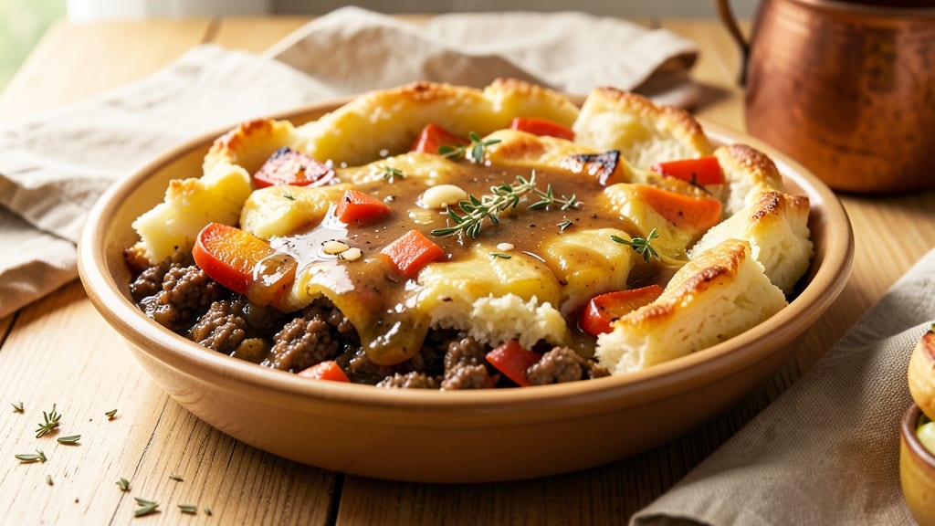 Shepherd's Pie Recipe Taste of Home: Homestyle Mashed Potato Crust Over Savory Meat