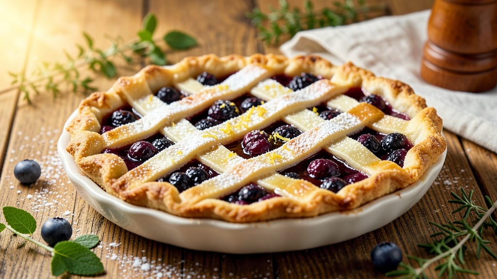 Alaska Blueberry Pie Recipe: Wild Berries and Buttery Crust Harmony