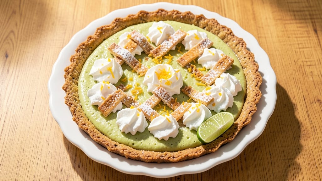 9-Inch Key Lime Pie Recipe: Grapefruit-Zest Crust for Tangy Twist