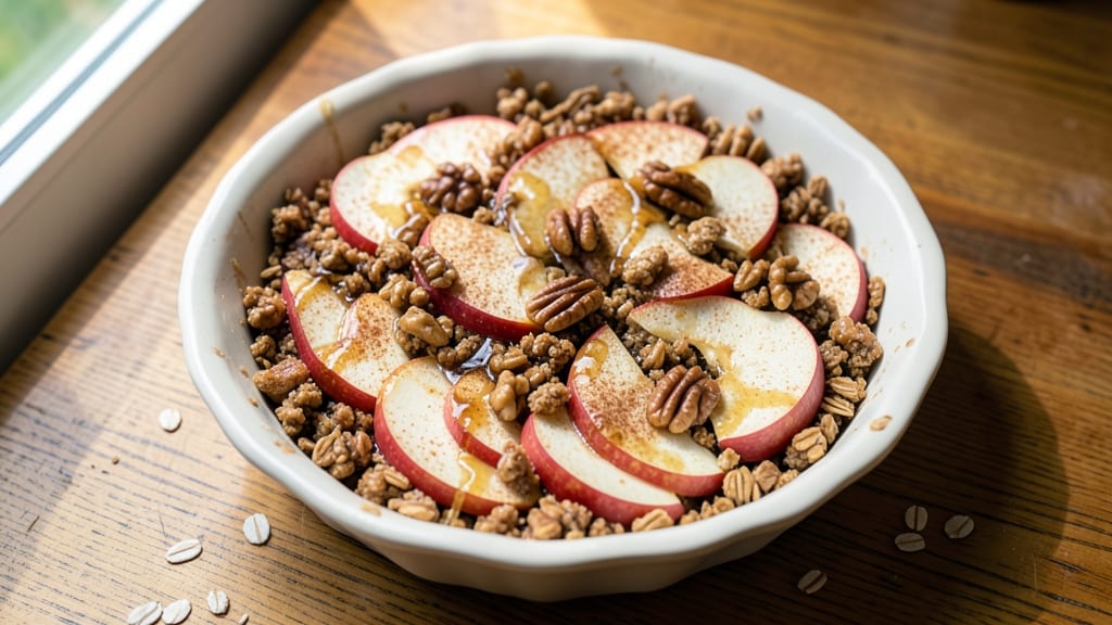 Scarlett's Whole Foods Pie Recipe: Apple-Cinnamon Crisp With Foil-Sealed Caramelized Topping