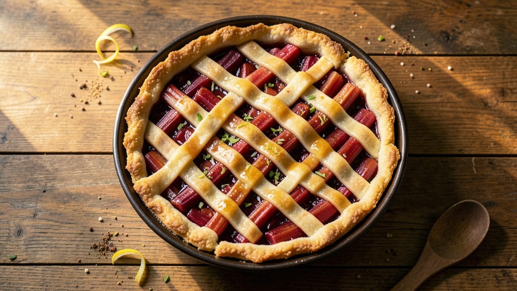 Rhubarb Pie Recipe Vegan: Tart-Sweet Filling With Flaky Crust
