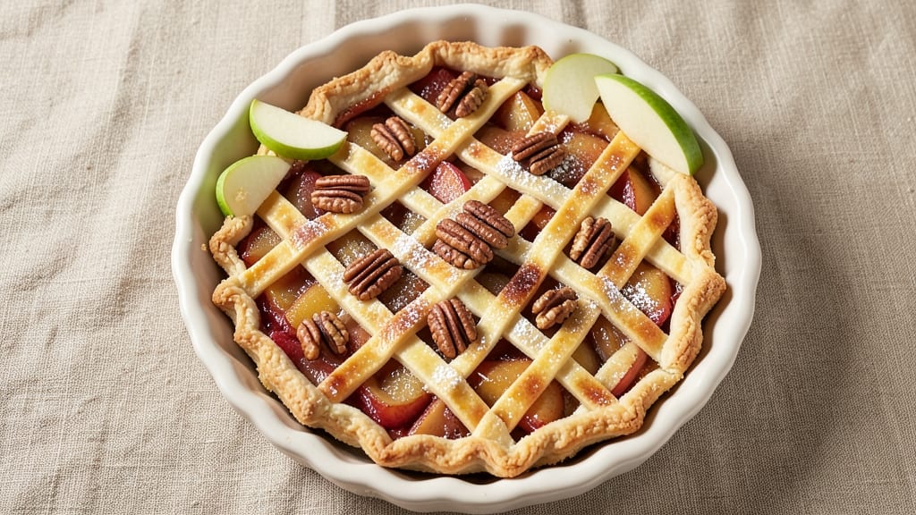 Sour Cream Apple Walnut Pie Recipe: Little Pie Company's Mini Crunchy Clusters