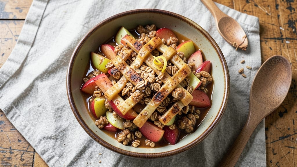 Apple Crisp Recipe With Pie Filling and Oatmeal: Warm Spiced Fruit Crunch in One Bite