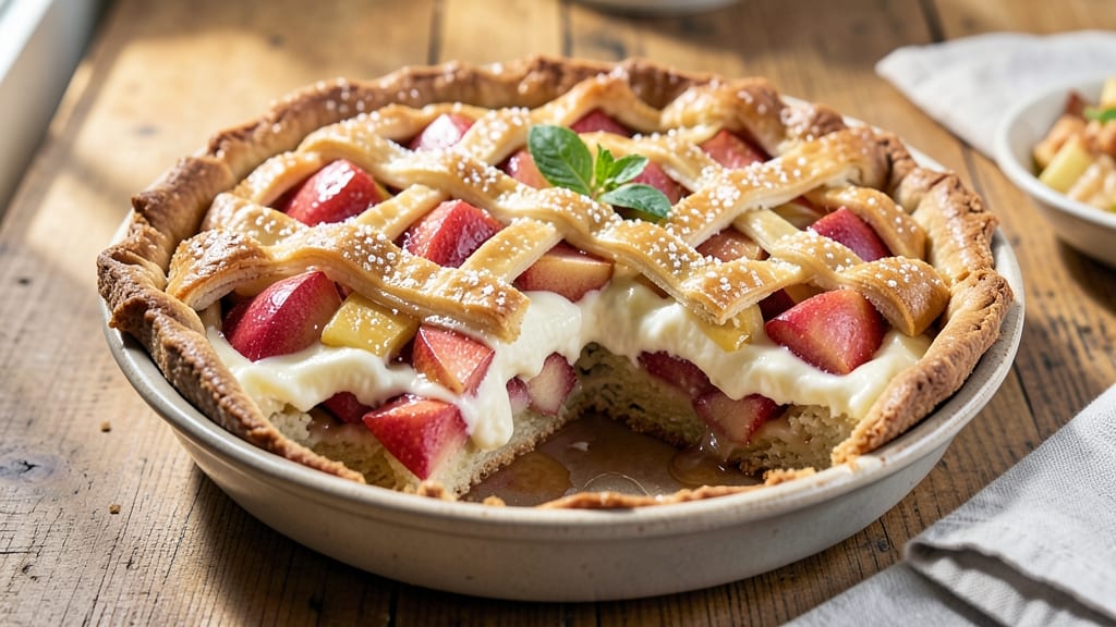Apple Pie Cake Recipe With Fresh Apples: Apple-Cinnamon Swirls and Buttery Layers