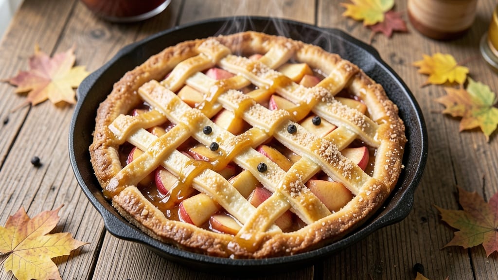 Amish Sour Cream Apple Pie Recipe: Buttery Lattice Crust With Tangy Cream Filling