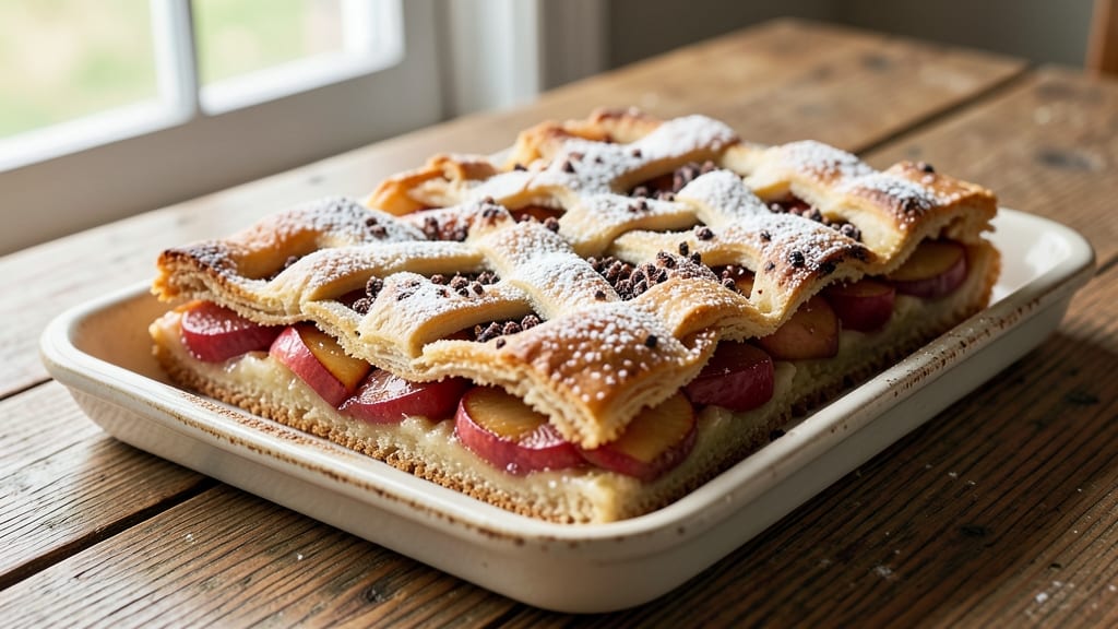 Apple Pie Bars Recipe Taste Home: Spiced Apple Filling with Buttery Crust Layers