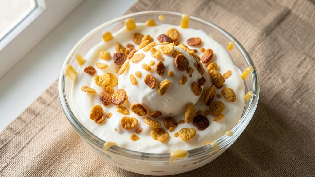 Rice Krispie Ice Cream Recipe: Crispy Rice Pops and Dreamy Vanilla Swirls