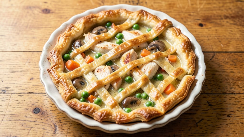 6-Inch Chicken Pot Pie Recipe: One-Pan Dinner With Flaky Top and Savory Gravy