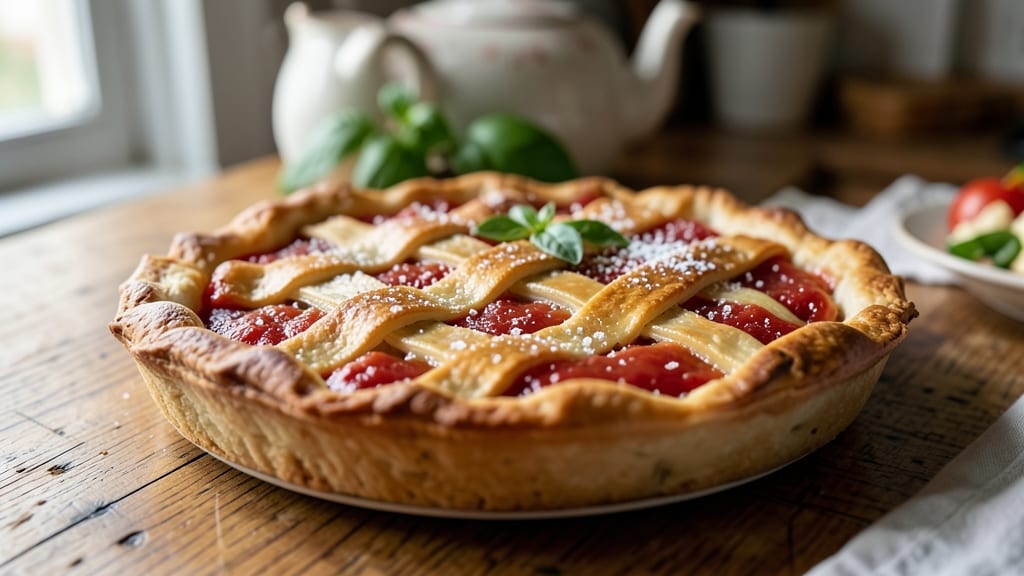 A Chef's Life Tomato Pie Recipe: Rustic Crust and Sweet-Tart Filling Harmony