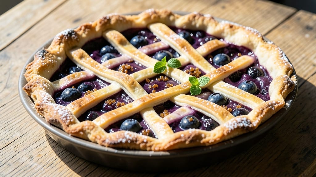 Alton Brown's Blueberry Pie Recipe: Baking Show-Style Lattice Mastery