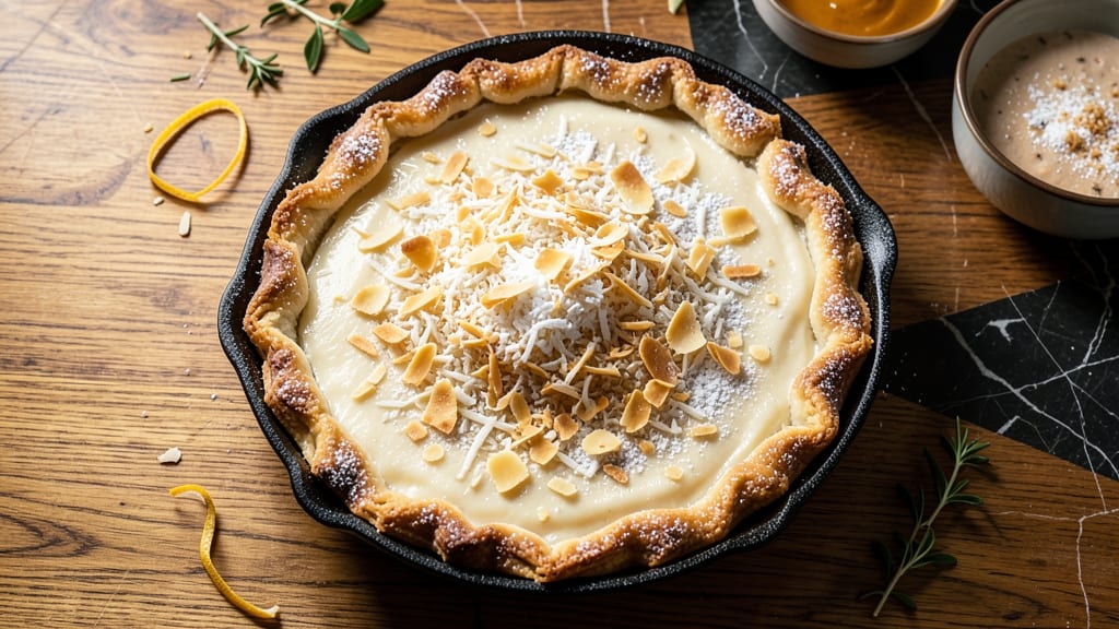 African American Coconut Pie Recipe: Spiced Coconut Cream With Flaky Homemade Crust