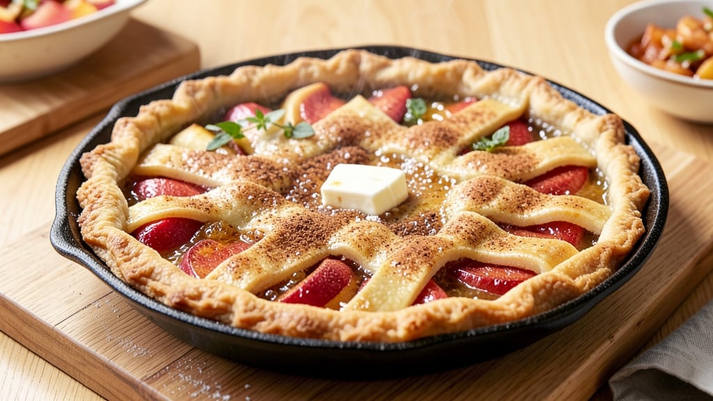 1 Can Apple Pie Filling Recipe: No-Bake Skillet Pie With Golden Crust