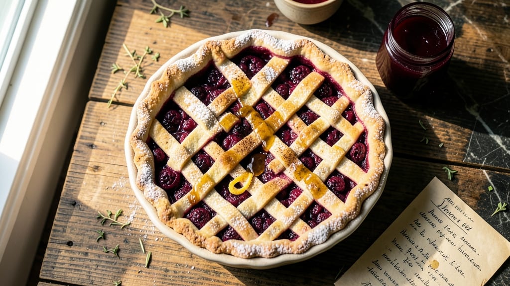 Amish Blackberry Pie Recipe: Rustic Crust and Bursting Fruit Filling