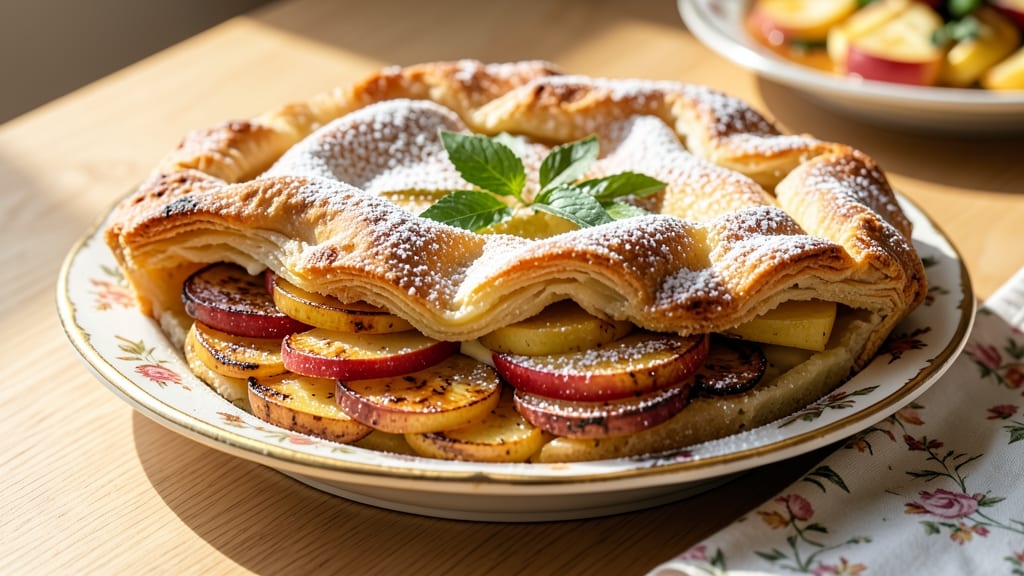 Russian Apple Pie Sharlotka Recipe: Spiced Fruit and Buttery Potato Crust Fusion